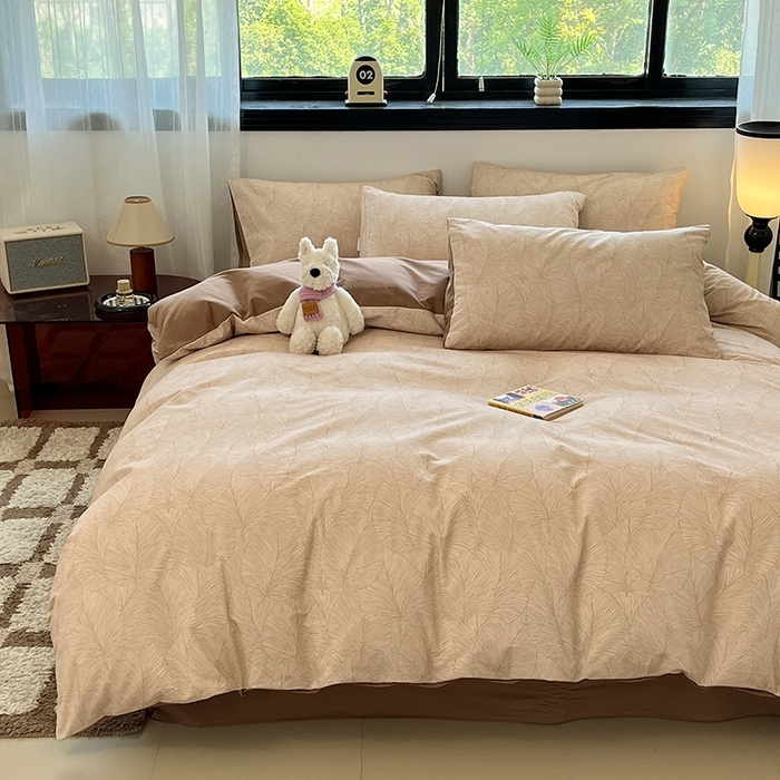 91家纺网 家纺一手货源 找家纺 （总）吉象家纺 2025新款全棉纯棉加厚磨毛印花四件套