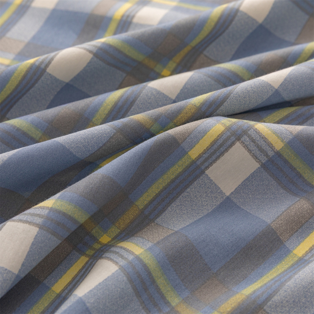 91家纺网 家纺一手货源 找家纺 恒爱家纺 2025新款亲肤舒适全棉纯棉A类单床笠单品床笠单件床笠 莫尼蓝