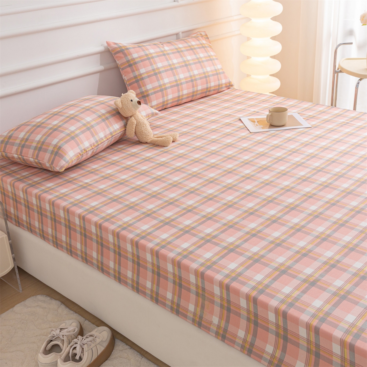 91家纺网 家纺一手货源 找家纺 恒爱家纺 2025新款亲肤舒适全棉纯棉A类单床笠单品床笠单件床笠 莫尼玉