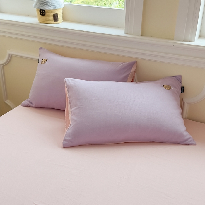 91家纺网 家纺一手货源 找家纺 （总）泰迪爱兰Teddy ISLAND 2025新款轻奢全棉双层纱绣花四件套