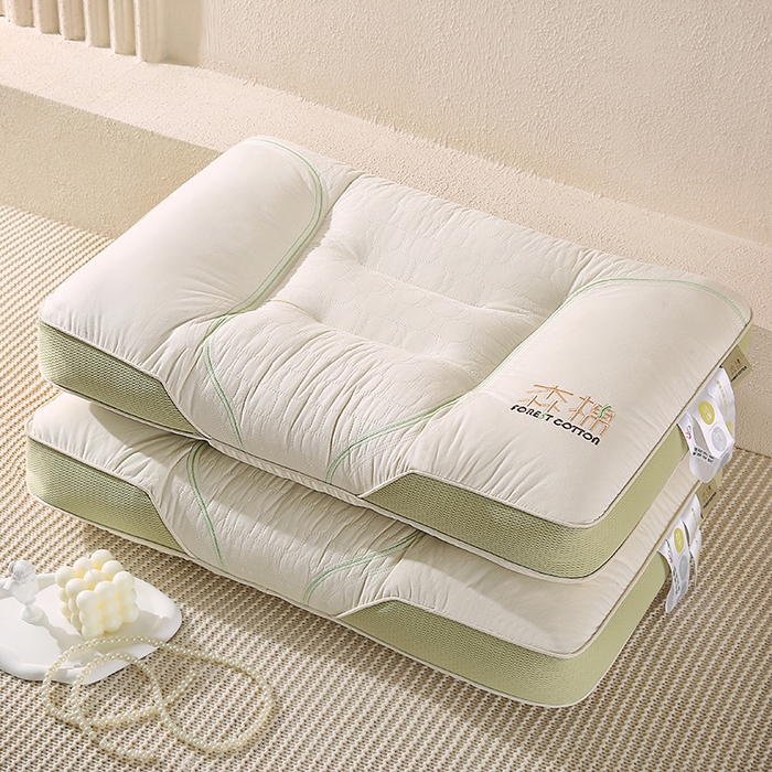 91家纺网 家纺一手货源 找家纺 （总）金牛枕芯 2025新款全棉枕头森棉成人枕牵引枕按摩枕头