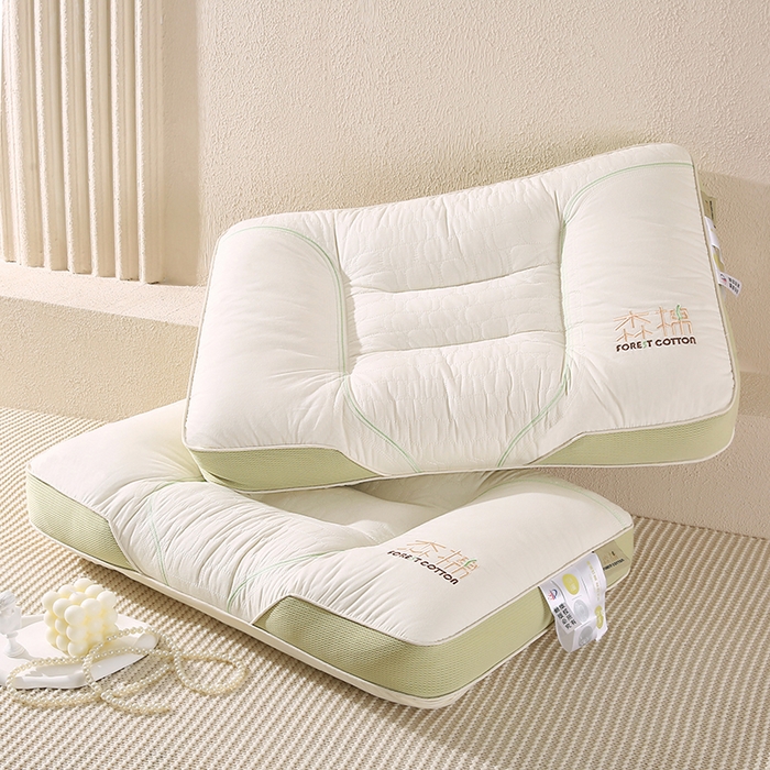 91家纺网 家纺一手货源 找家纺 （总）金牛枕芯 2025新款全棉枕头森棉成人枕牵引枕按摩枕头