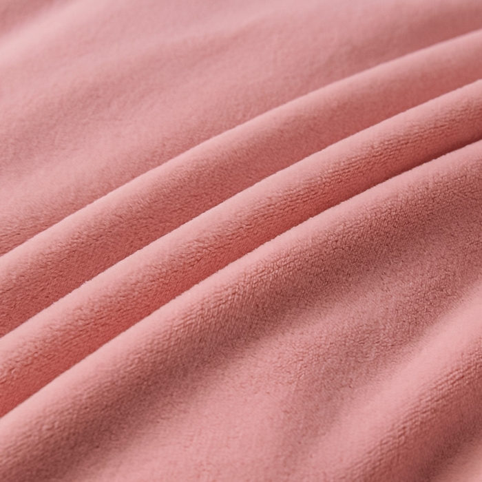 91家纺网 家纺一手货源 找家纺 禧澜庭 2025新款A类婴儿绒宝宝绒牛奶绒纯色四件套-暖阳 暖阳-豆沙粉