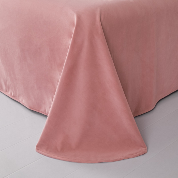 91家纺网 家纺一手货源 找家纺 禧澜庭 2025新款A类婴儿绒宝宝绒牛奶绒纯色四件套-暖阳 暖阳-豆沙粉