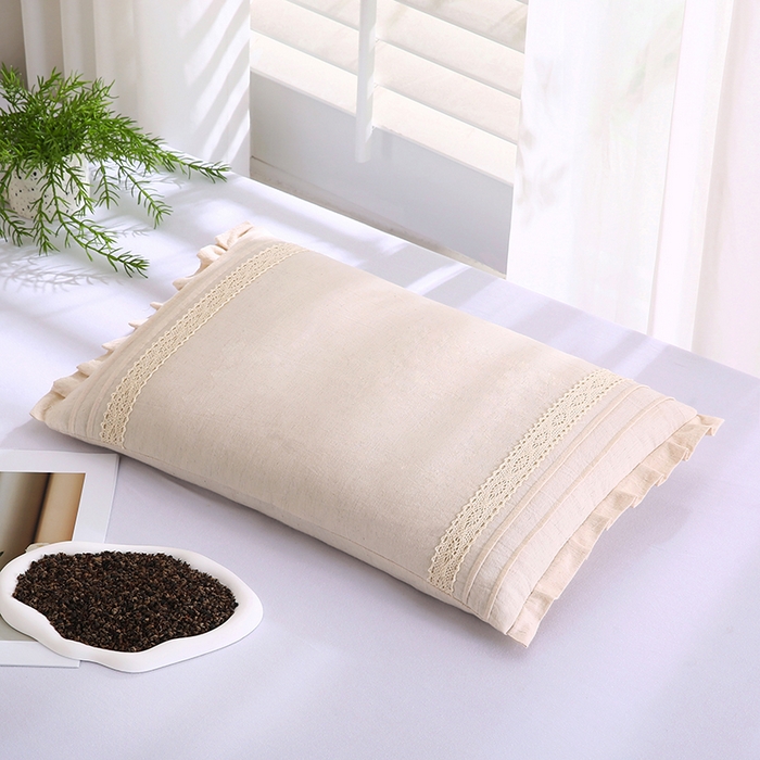 91家纺网 家纺一手货源 找家纺 （总）金牛枕芯 2025新款棉麻荞麦枕简约系列枕头枕芯全荞麦枕头枕芯