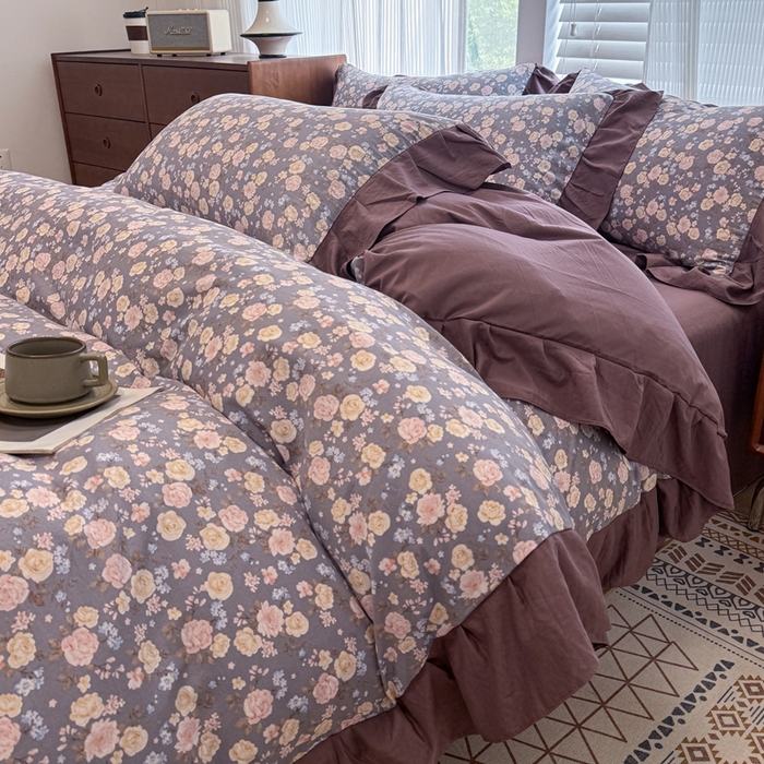 91家纺网 家纺一手货源 找家纺 （总）芯贝儿 2025新款加厚原m有氧云感m提花四件套