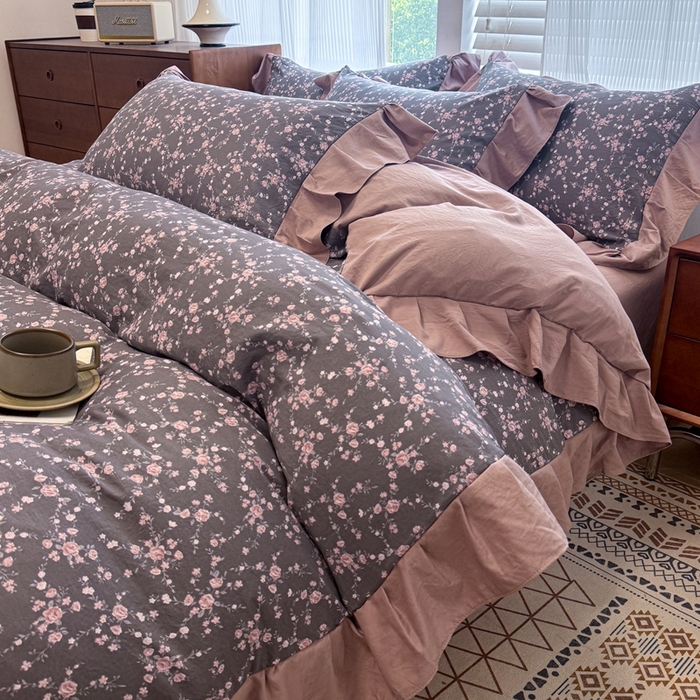 91家纺网 家纺一手货源 找家纺 （总）芯贝儿 2025新款加厚原m有氧云感m提花四件套