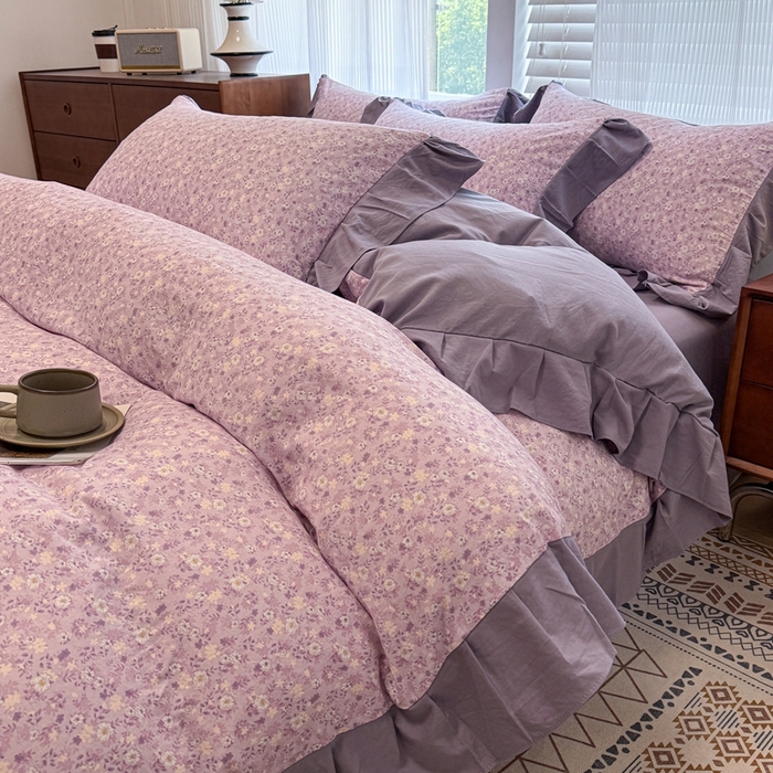 91家纺网 家纺一手货源 找家纺 （总）芯贝儿 2025新款加厚原m有氧云感m提花四件套