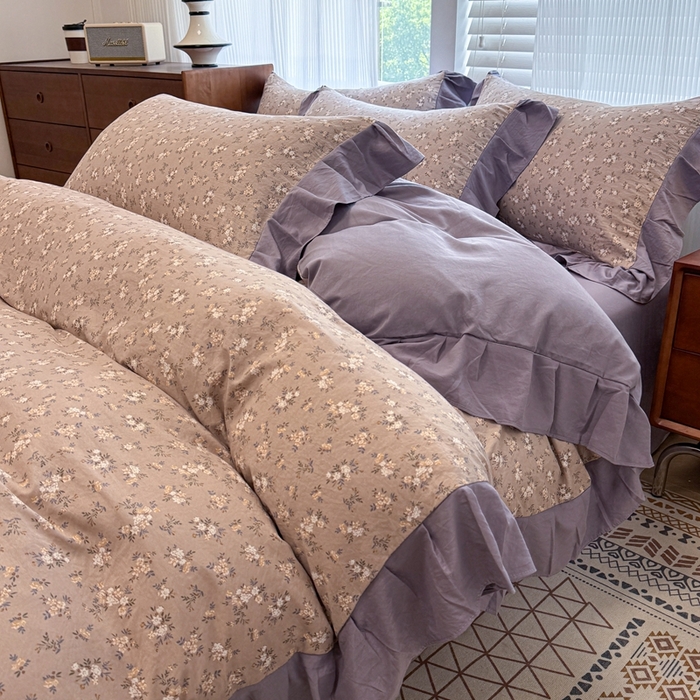 91家纺网 家纺一手货源 找家纺 （总）芯贝儿 2025新款加厚原m有氧云感m提花四件套