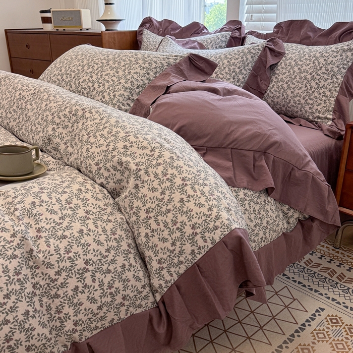 91家纺网 家纺一手货源 找家纺 （总）芯贝儿 2025新款加厚原m有氧云感m提花四件套