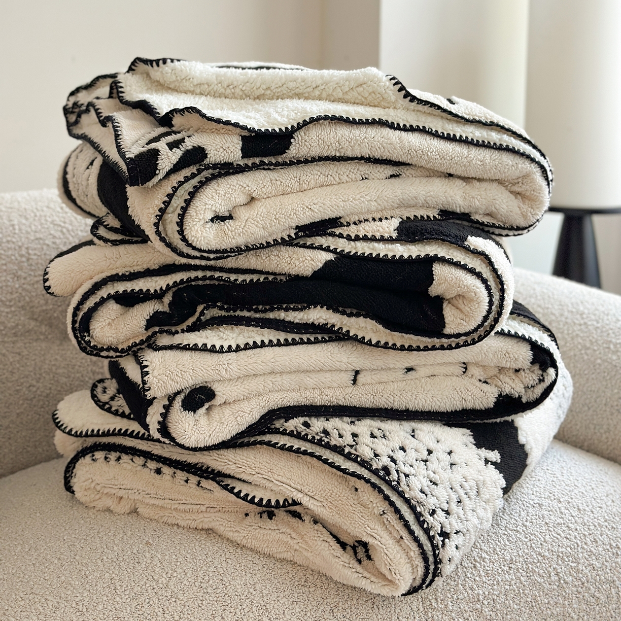 91家纺网 家纺一手货源 找家纺 （总）繁花家居 2025新款阳离子羊羔绒毛毯毯子