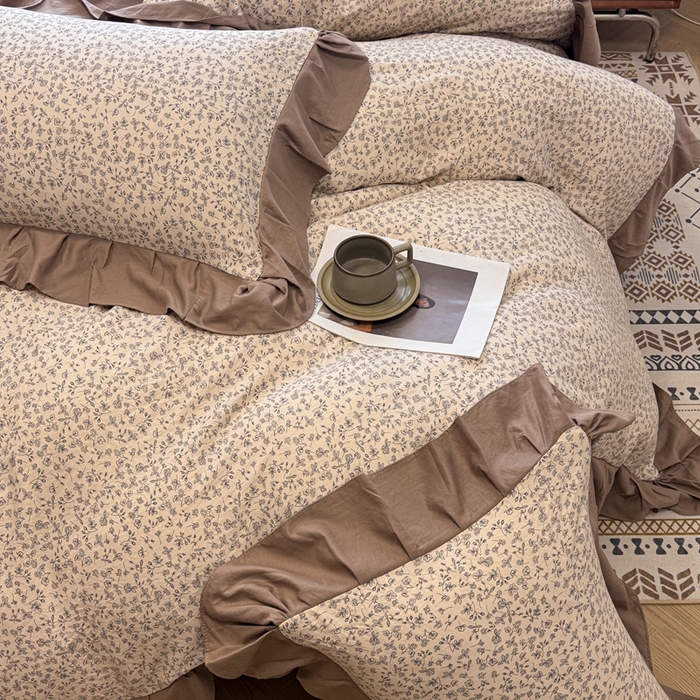 91家纺网 家纺一手货源 找家纺 （总）芯贝儿 2025新款加厚原m有氧云感m提花四件套