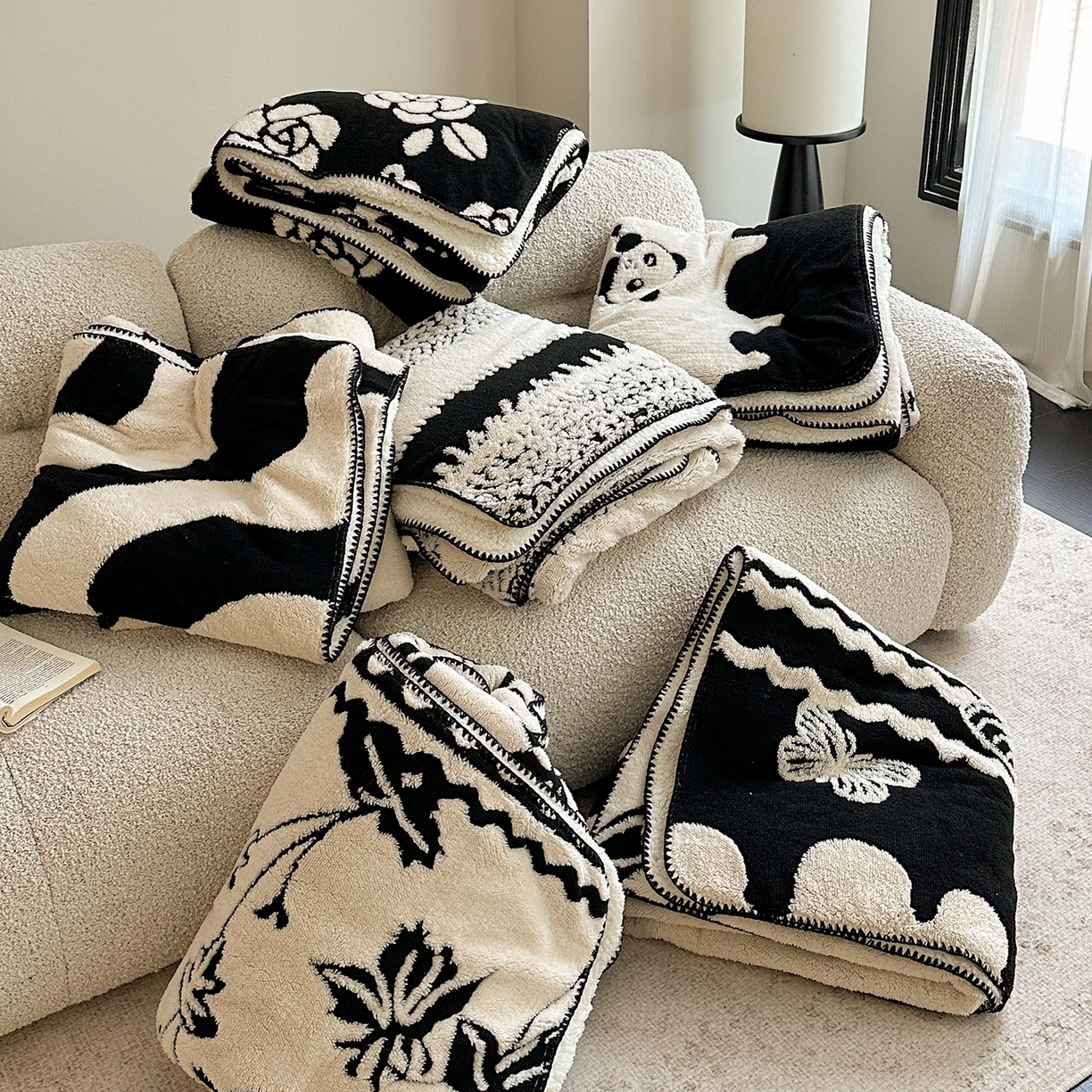 91家纺网 家纺一手货源 找家纺 （总）繁花家居 2025新款阳离子羊羔绒毛毯毯子