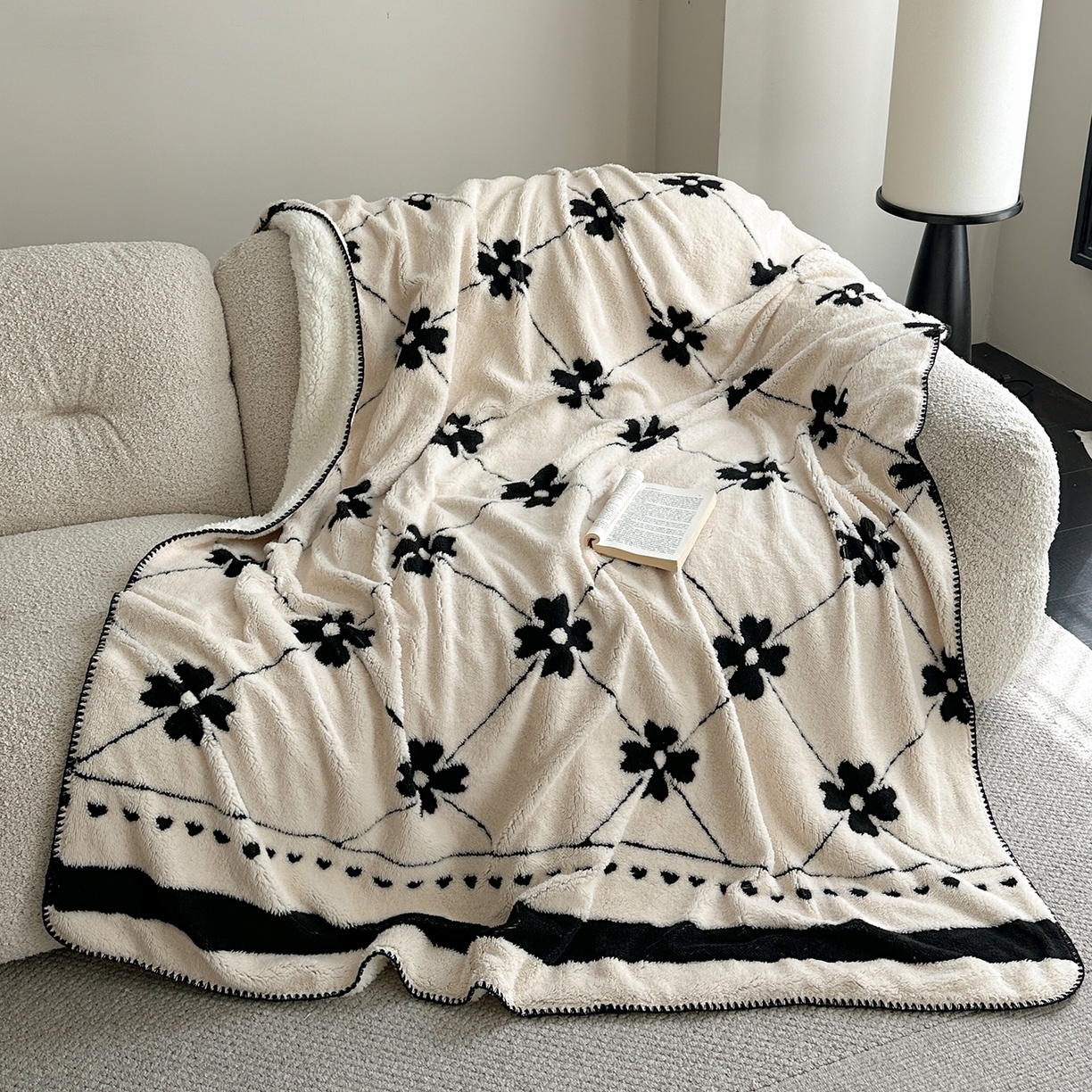 91家纺网 家纺一手货源 找家纺 （总）繁花家居 2025新款阳离子羊羔绒毛毯毯子