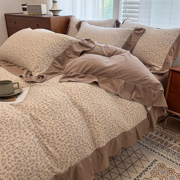 91家纺网 家纺一手货源 找家纺 （总）芯贝儿 2025新款加厚原m有氧云感m提花四件套