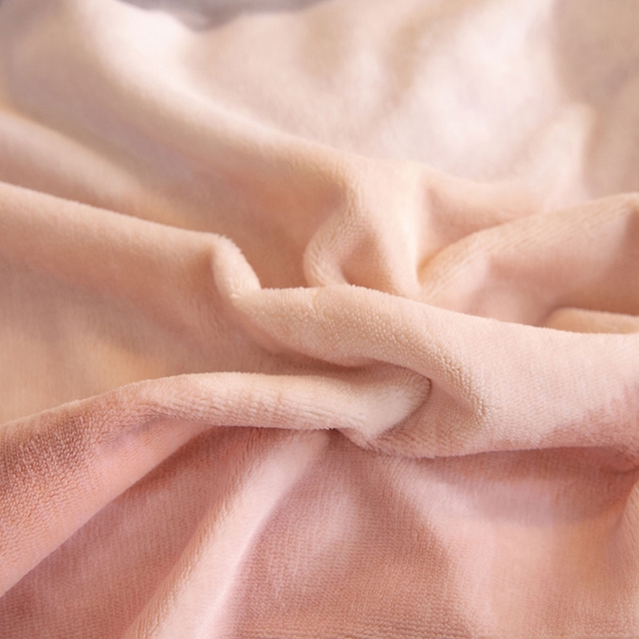 91家纺网 家纺一手货源 找家纺 简如 2025新款高克重A类印花臻棉绒牛奶绒四件套冬季加厚法莱 旷野(桔)