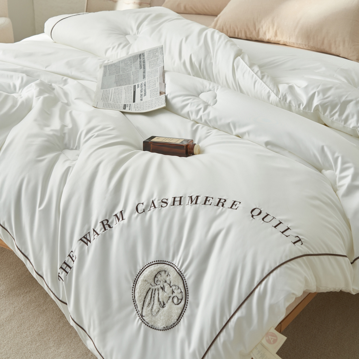 91家纺网 家纺一手货源 找家纺 （总）子由家居 2025新款贴布绣澳洲进口羊毛被被子被芯