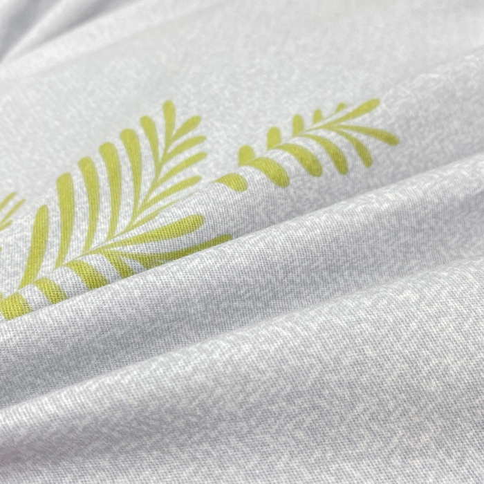 91家纺网 家纺一手货源 找家纺 昊翔家纺 2025新款100%全棉纯棉加厚磨毛四件套 花枝漫漫-灰