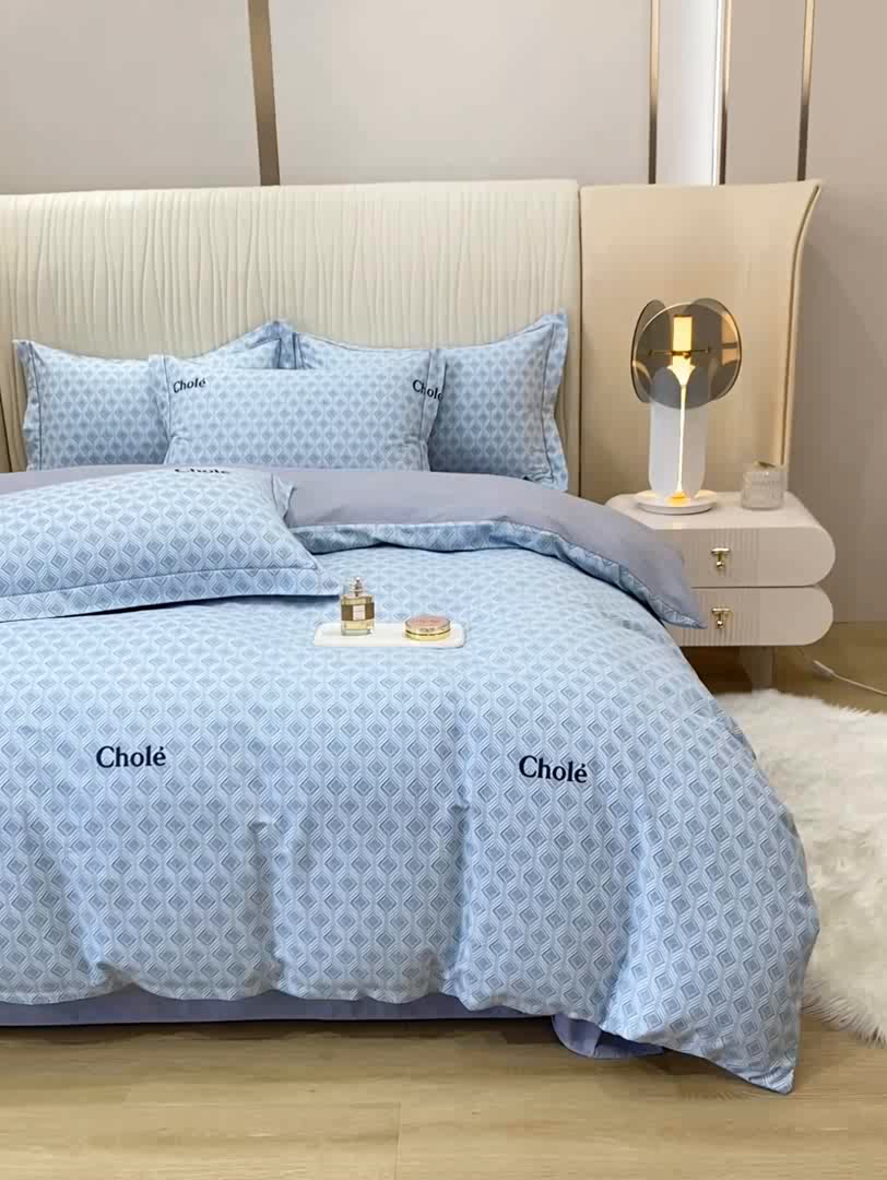 91家纺网 家纺一手货源 找家纺 昊翔家纺 2025新款100%全棉纯棉加厚磨毛四件套 昔城-蓝