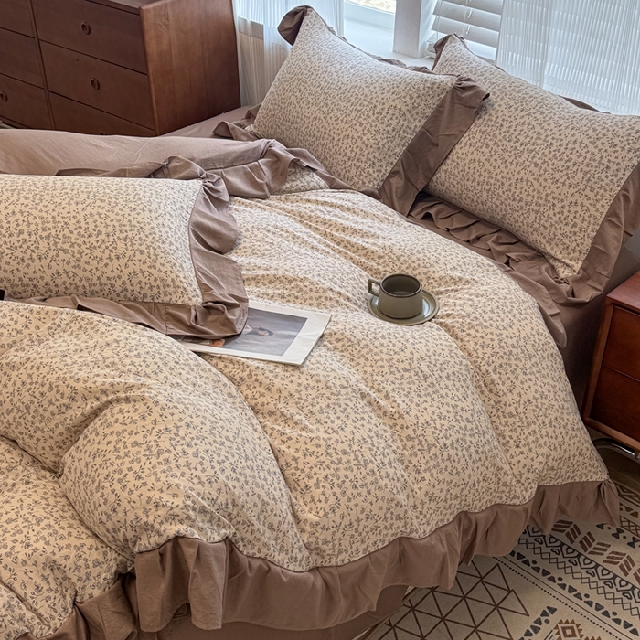 91家纺网 家纺一手货源 找家纺 芯贝儿 2025新款加厚原m有氧云感m提花四件套 赫拉