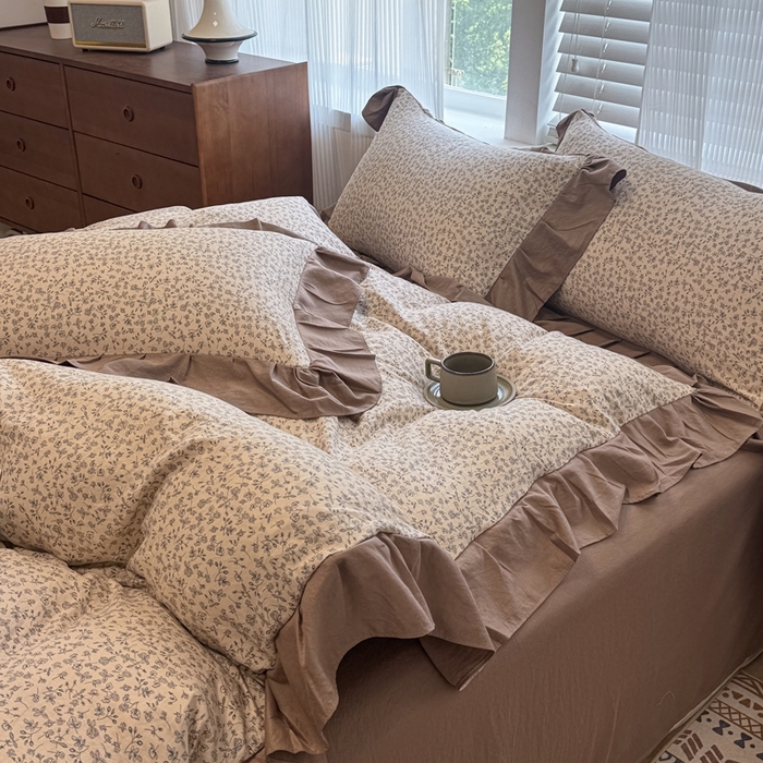 91家纺网 家纺一手货源 找家纺 芯贝儿 2025新款加厚原m有氧云感m提花四件套 赫拉