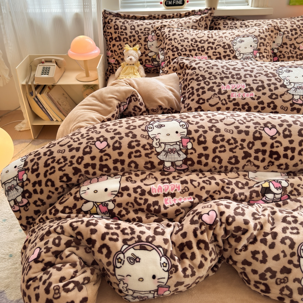 91家纺网 家纺一手货源 找家纺 （总）铭宣 2025新款高克重牛奶绒印花保暖四件套床单床笠单被套款