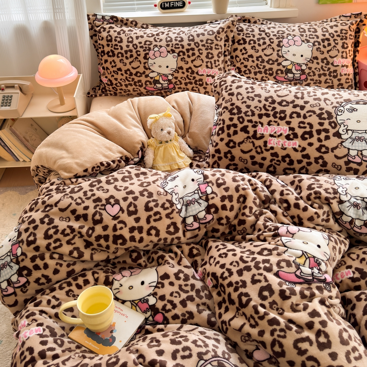 91家纺网 家纺一手货源 找家纺 （总）铭宣 2025新款高克重牛奶绒印花保暖四件套床单床笠单被套款