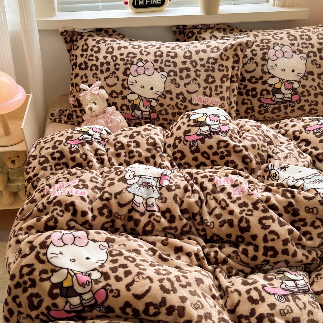 91家纺网 家纺一手货源 找家纺 （总）铭宣 2025新款高克重牛奶绒印花保暖四件套床单床笠单被套款