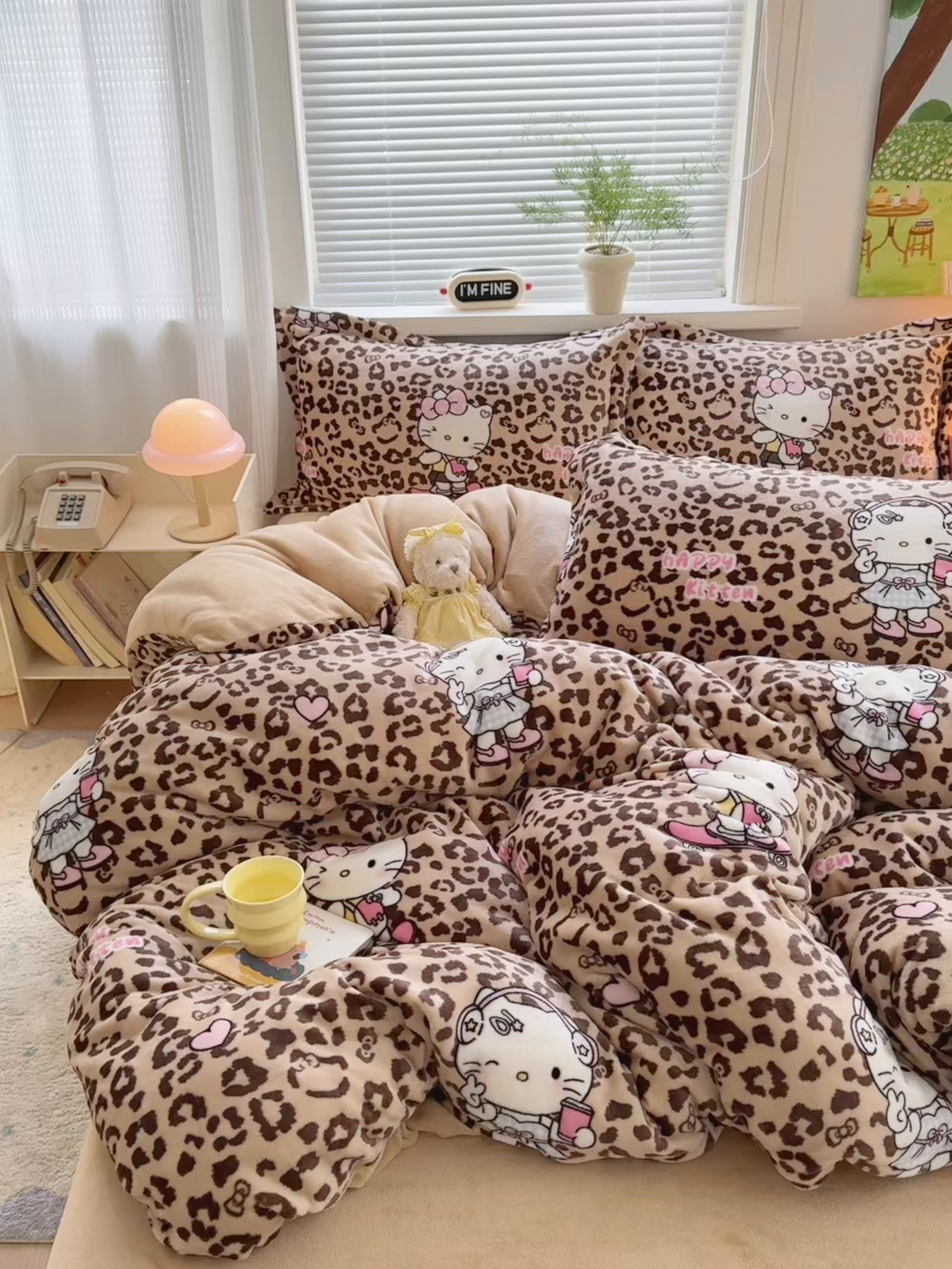 91家纺网 家纺一手货源 找家纺 （总）铭宣 2025新款高克重牛奶绒印花保暖四件套床单床笠单被套款