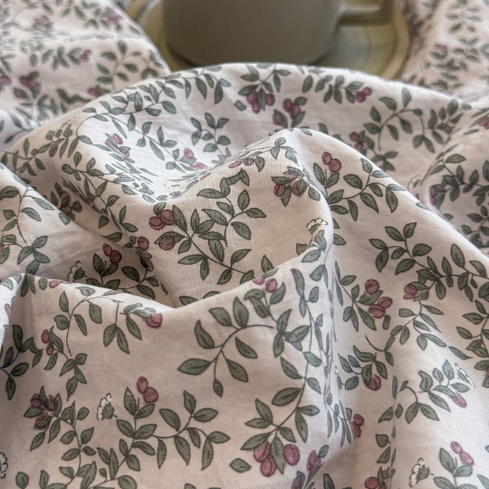 91家纺网 家纺一手货源 找家纺 芯贝儿 2025新款加厚原m有氧云感m提花四件套 庭院春深