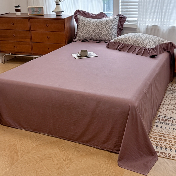 91家纺网 家纺一手货源 找家纺 芯贝儿 2025新款加厚原m有氧云感m提花四件套 庭院春深