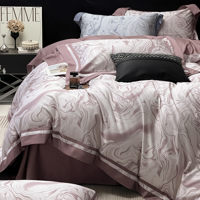 91家纺网 家纺一手货源 找家纺 （总）2025新款直播爆款A类100支长绒棉夹棉床盖床笠四件套全棉纯棉床单加厚高端重工刺绣四季款床上用品