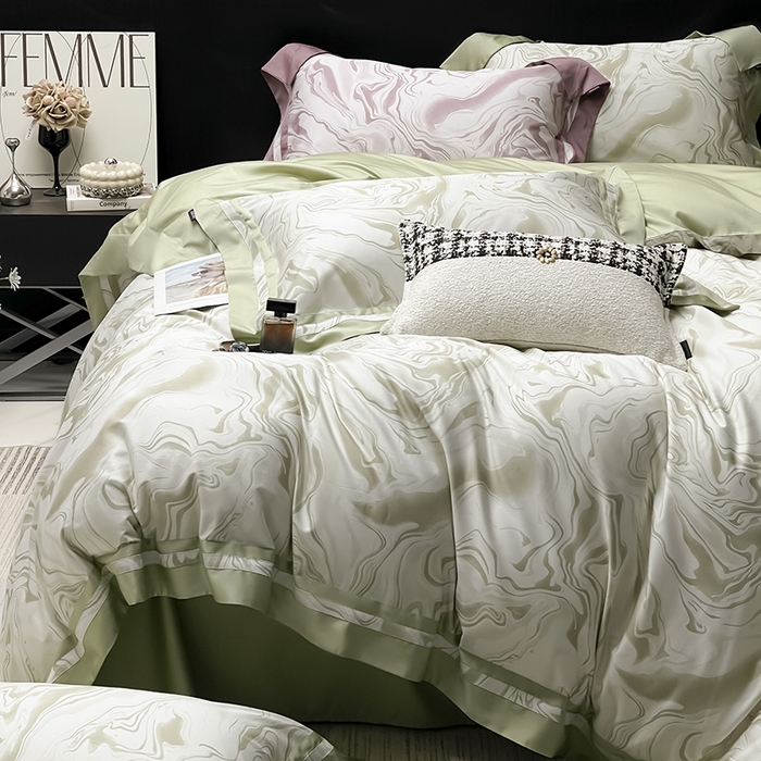 91家纺网 家纺一手货源 找家纺 （总）2025新款直播爆款A类100支长绒棉夹棉床盖床笠四件套全棉纯棉床单加厚高端重工刺绣四季款床上用品