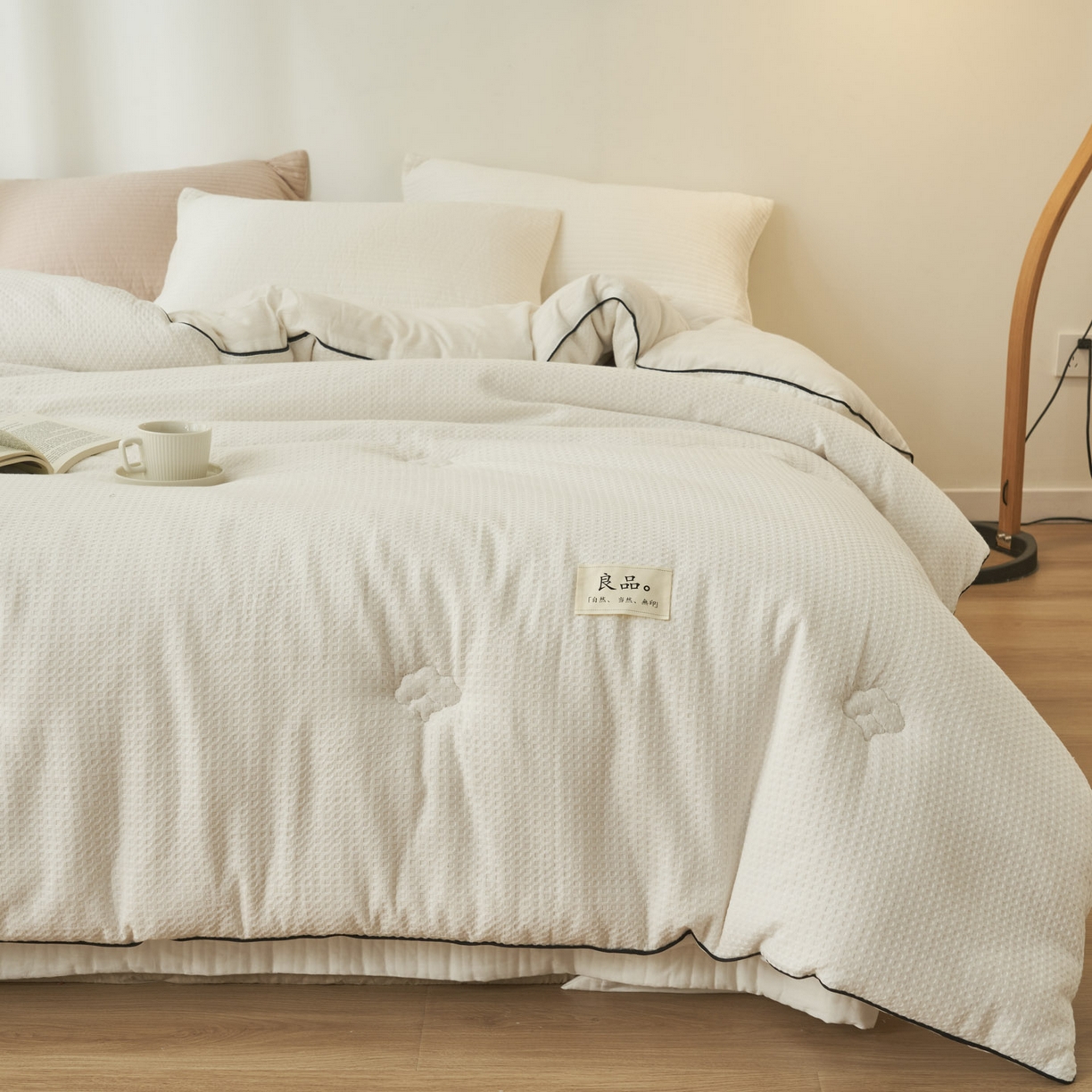91家纺网 家纺一手货源 找家纺 （总）子由家居 2025新款纯棉华夫格100%新疆棉花冬被被子被芯【里外纯棉】