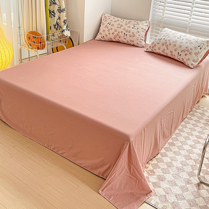 91家纺网 家纺一手货源 找家纺 （总）优选2025直播爆款超柔提花有氧小竺棉双层纱四件套