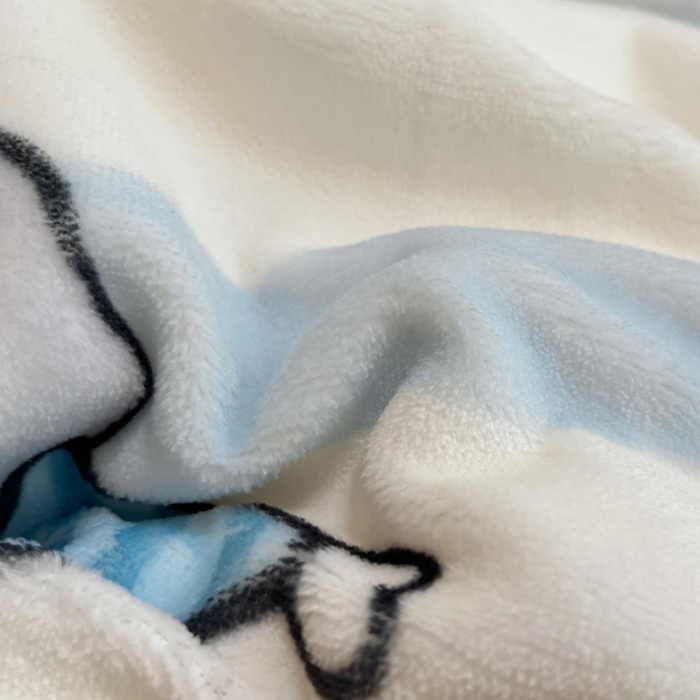 91家纺网 家纺一手货源 找家纺 铭宣 2025新款高克重牛奶绒印花保暖四件套床单床笠单被套款 高地犬-蓝