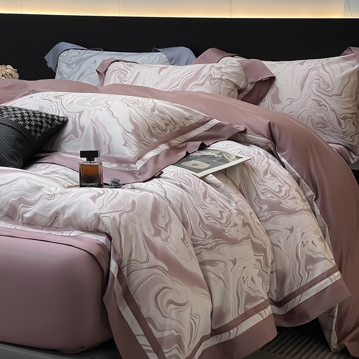 91家纺网 家纺一手货源 找家纺 （总）2025高端轻奢A类母婴级长绒棉全工艺刺绣四件套纯棉全棉高端秋冬爆款床上用品