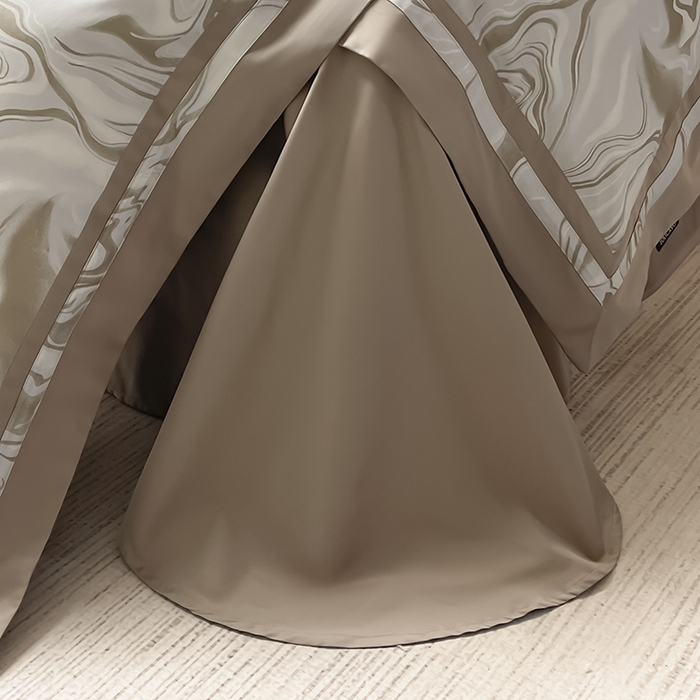 91家纺网 家纺一手货源 找家纺 2025高端轻奢A类母婴级长绒棉全工艺刺绣四件套纯棉全棉高端秋冬爆款床上用品 时漫-莉诺咖