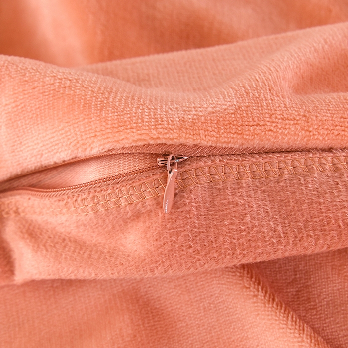 91家纺网 家纺一手货源 找家纺 栩裕纺织 2025新款牛奶绒刺绣单被套 橙色