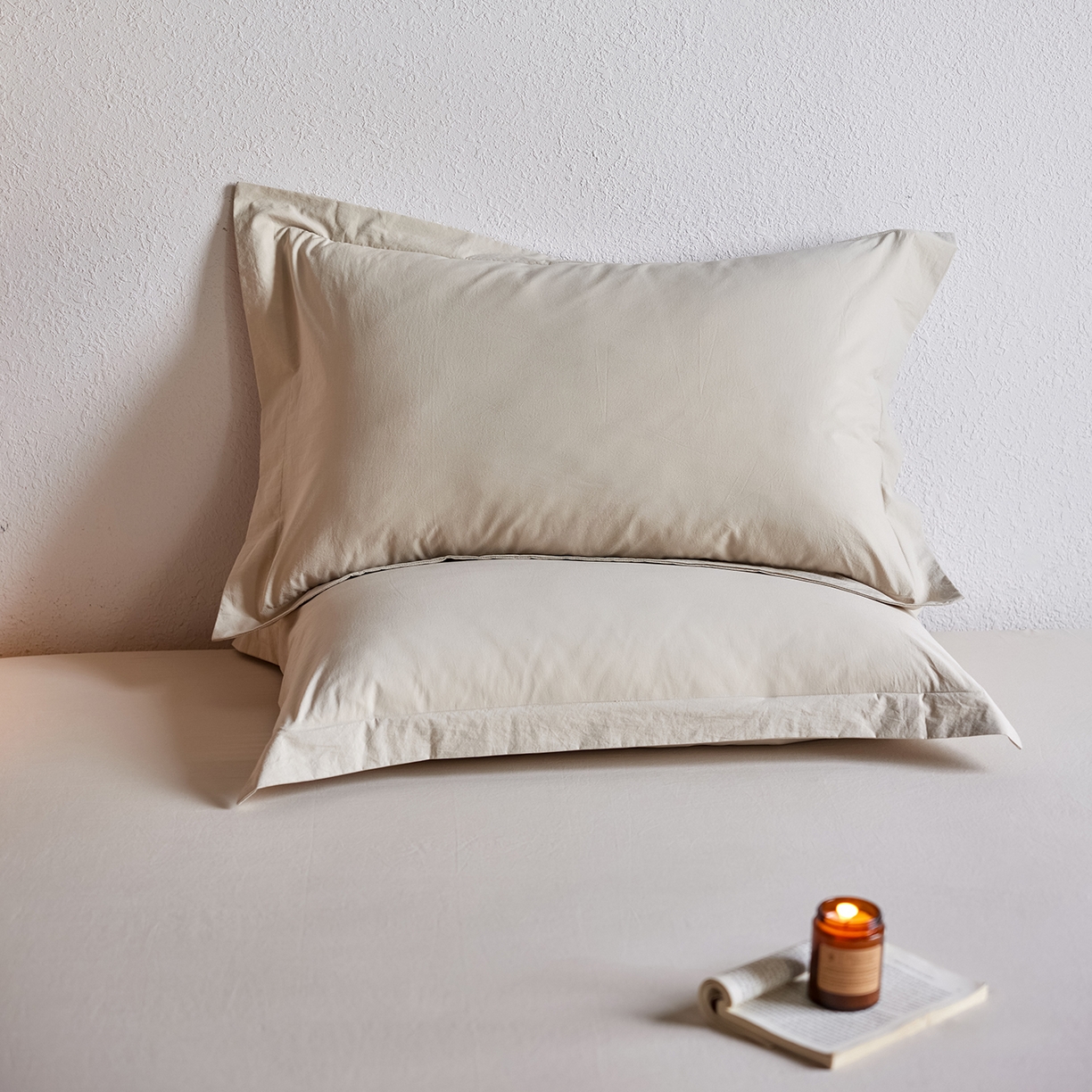 91家纺网 家纺一手货源 找家纺 （总）轩和家居 2025新款70S砂洗长绒棉枕套