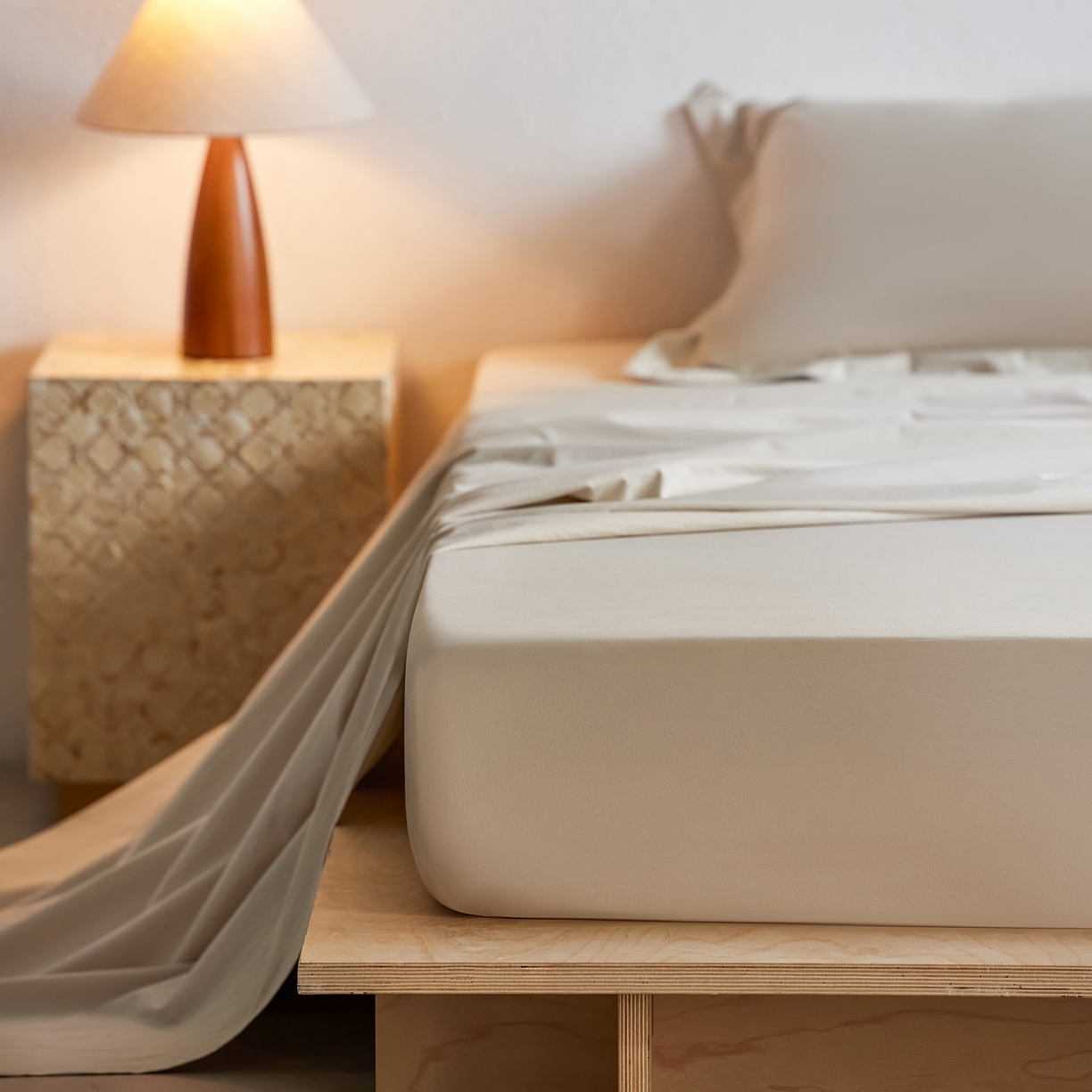 91家纺网 家纺一手货源 找家纺 （总）轩和家居 2025新款70S砂洗长绒棉单床笠