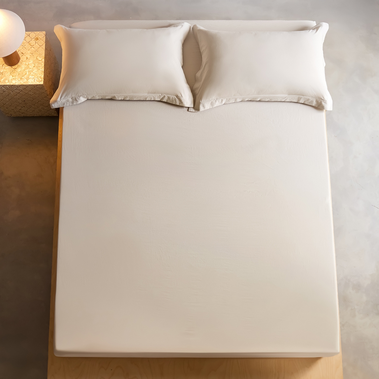 91家纺网 家纺一手货源 找家纺 （总）轩和家居 2025新款70S砂洗长绒棉单床笠