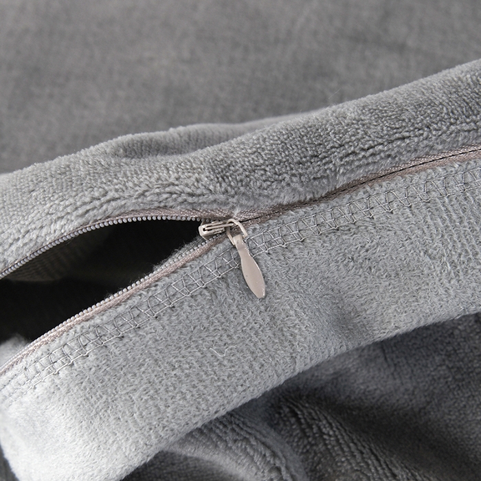 91家纺网 家纺一手货源 找家纺 栩裕纺织 2025新款牛奶绒刺绣单被套 高级灰