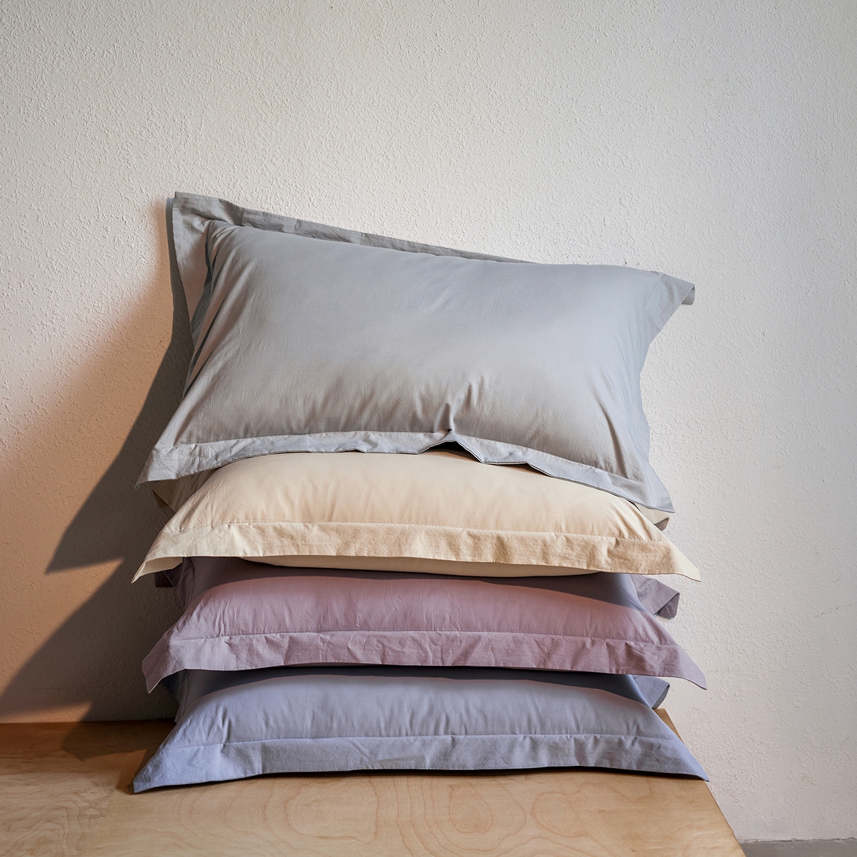 91家纺网 家纺一手货源 找家纺 （总）轩和家居 2025新款70S砂洗长绒棉枕套