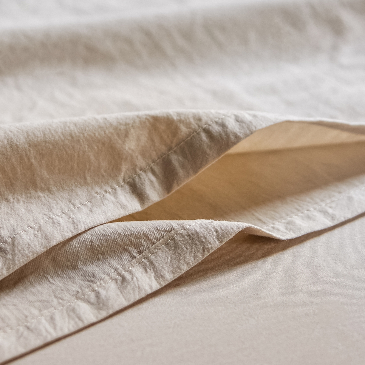 91家纺网 家纺一手货源 找家纺 （总）轩和家居 2025新款70S砂洗长绒棉床单