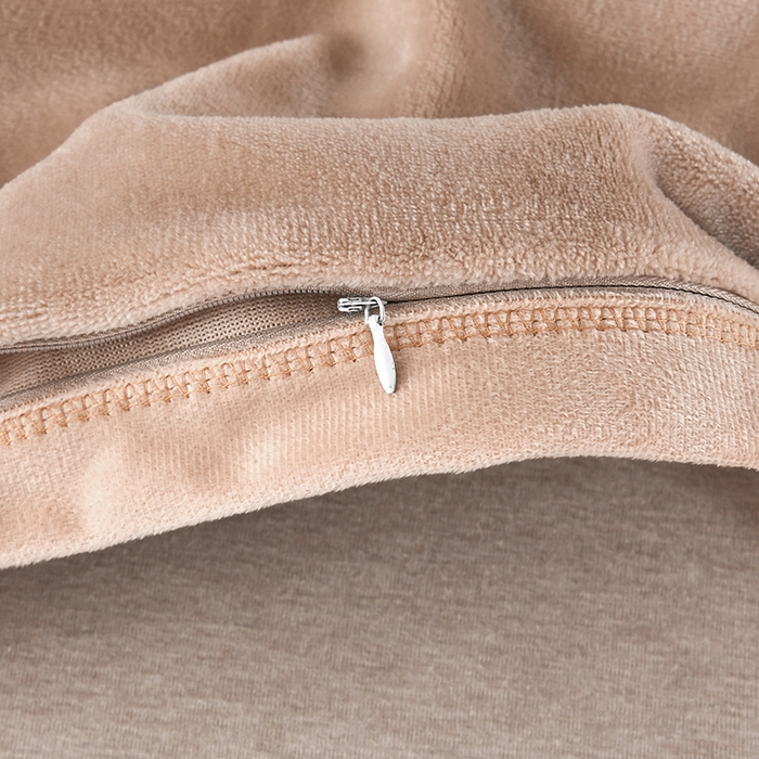 91家纺网 家纺一手货源 找家纺 栩裕纺织 2025新款牛奶绒刺绣单被套 浅卡其