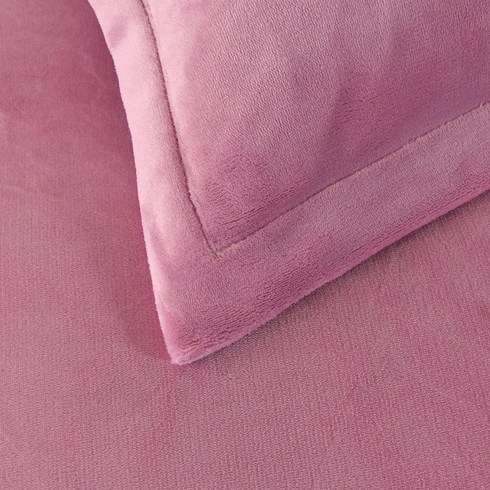 91家纺网 家纺一手货源 找家纺 栩裕纺织 2025新款牛奶绒刺绣单被套 香宇紫