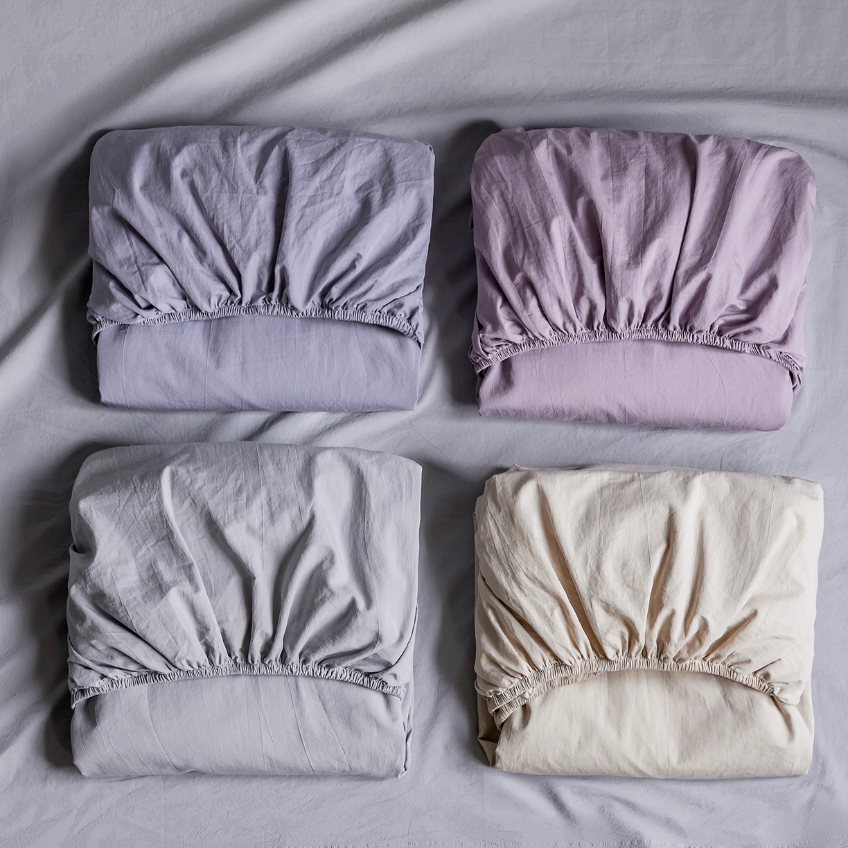 91家纺网 家纺一手货源 找家纺 （总）轩和家居 2025新款70S砂洗长绒棉单床笠