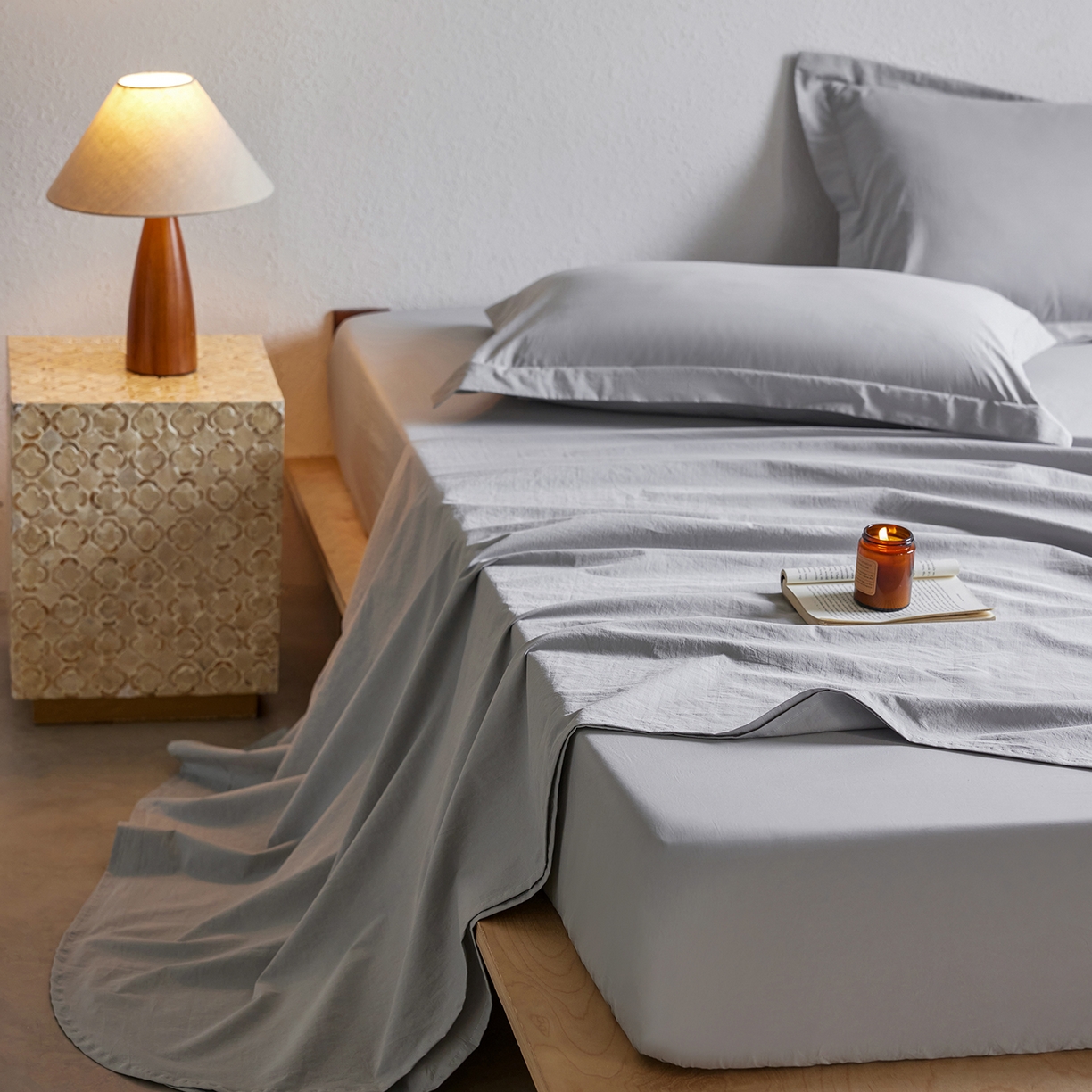 91家纺网 家纺一手货源 找家纺 （总）轩和家居 2025新款70S砂洗长绒棉床单