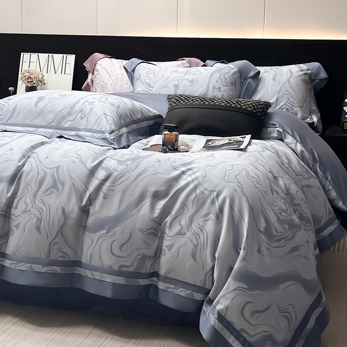 91家纺网 家纺一手货源 找家纺 （总）2025高端轻奢A类母婴级长绒棉全工艺刺绣四件套纯棉全棉高端秋冬爆款床上用品